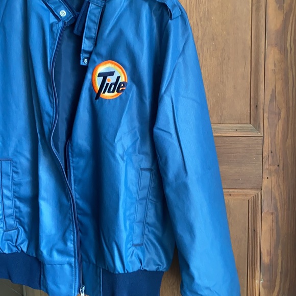 Vintage Tide Navy Blue Jacket. NWOT. Sz L. - Picture 4 of 11